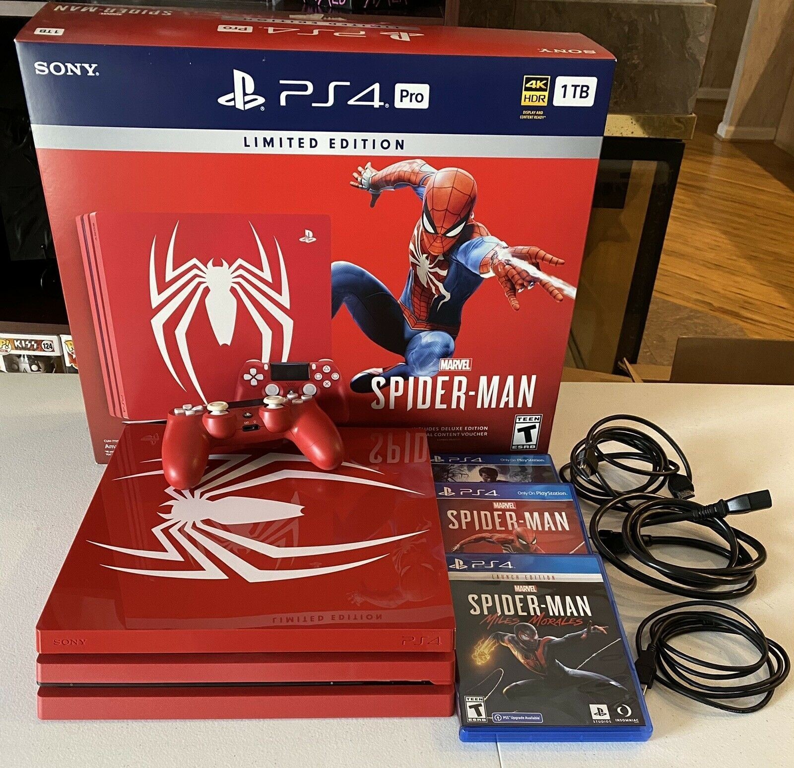 Playstation 4 pro spiderman edition